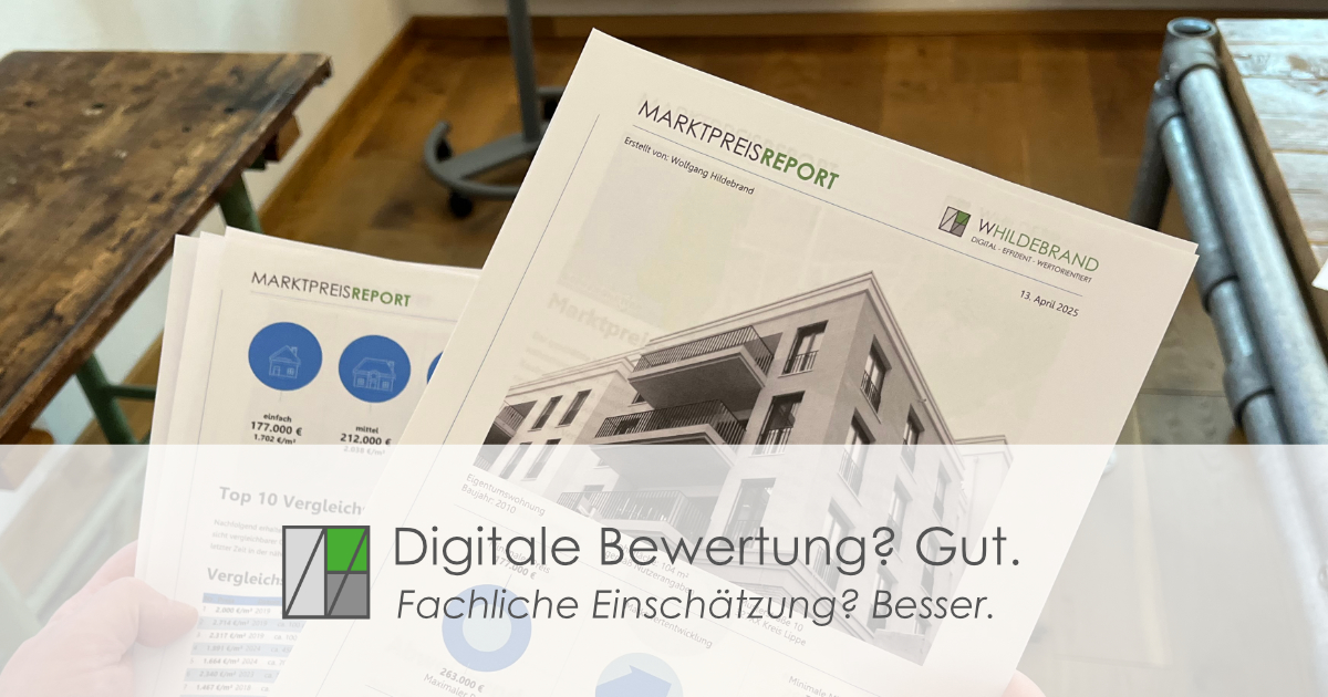Digitale Immobilienbewertung Detmold Bielefeld Paderborn